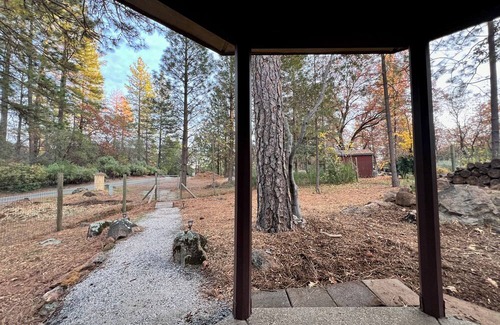 Auburn Cottage | 1 Bed/1 Bath Cottage King Bed Fireplace Yard Pets OK Quiet Private