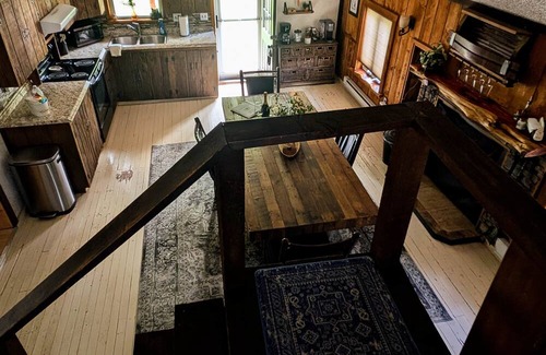 Pennellville Cabin | Entire Cabin Complex, Hot Tub, Movie Theater, 3 Private Docks
