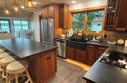 Tower House | Wow! Waterfront Shoreline Home on Lake Vermilion near Giants Ridge Ski Resort
