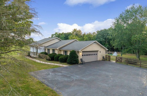 Perry Park House | Dog-Friendly Bourbon Trail Home w/Speakeasy, Pool, Hot Tub, + Game Room