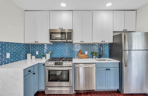 Highlands House | Tranquil Blue Coastal Charmer 2 or 4 bedroom Duplex in Highlands, NJ, WATERFRONT