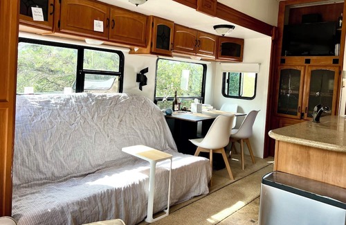 Baca Grande House | Cozy, private, big 1 bedroom RV. Walk to Crestone Ziggurat