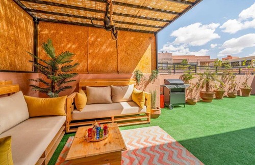 Semlalia Apartment | Fabulous 2-bedroom apartment with AC in Marrakech