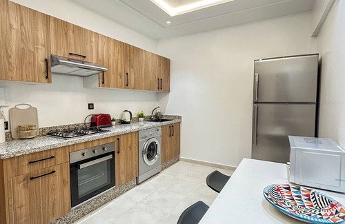 Ain Mezouar Apartment | Spacious 4BR Duplex in Marrakech with AC, Parking and Pool Access