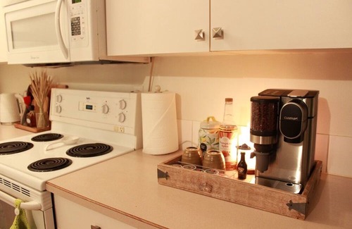 Downtown Kelowna Apartment | Charming 1-bedroom apartment in downtown Kelowna with patio living space