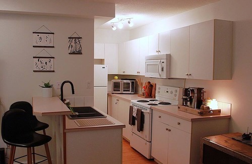 Downtown Kelowna Apartment | Charming 1-bedroom apartment in downtown Kelowna with patio living space