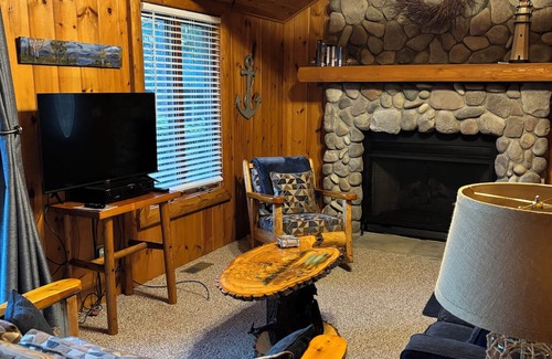 Indian River Cabin | Log Cabin on a Canal of the Indian River between Burt and Mullet Lake