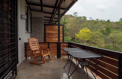 Rivas Apartment | Casita Pelicano is a sleek, surf studio in Playa Remanso with AC & an ocean view