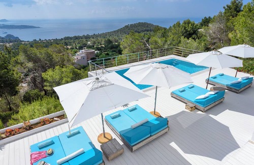 Sant Josep de sa Talaia House | HOUSE WHITE PEARL IN ESt CUBELLS IBIZA 6 ROOMS AND BATHROOMS AND AMAZING SEA VIEW