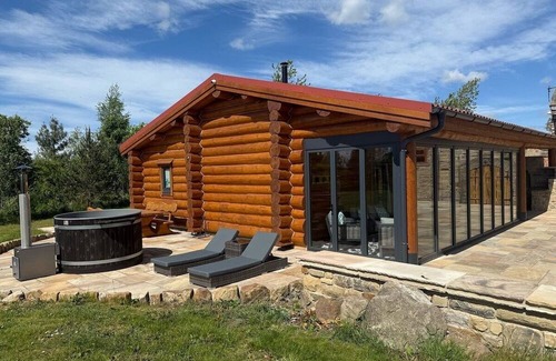Crook House | The Barn & The Log Cabin, Sleeps 12, 2 Hot Tubs