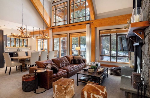 Upper Village Ski Chalet | Luxury and True Ski In/Out with Private Hot Tub