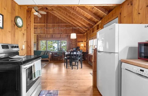 Bar Harbor Cabin | Waterfront Cabin with Unobstructed View of Frenchmen’s Bay. Just a few miles from Acadia National Park & Downtown Bar Harbor | Sleeps 6