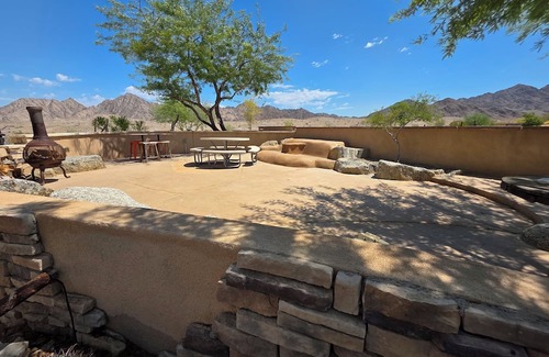 Fortuna Foothills House | Cool down in this desert oasis Pool home, with mountain views.