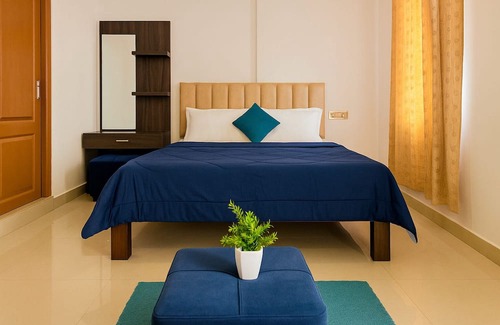 Mysore Apartment | Cozy retreat 3-bedroom apartment in enchanting Mysuru with AC