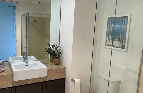 Fingal Resort | Coastal Cove Suite with balcony and heated pool - close to hot springs.