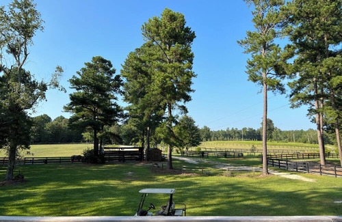 Williston Cabin | Cabin on secluded horse farm with stocked pond.