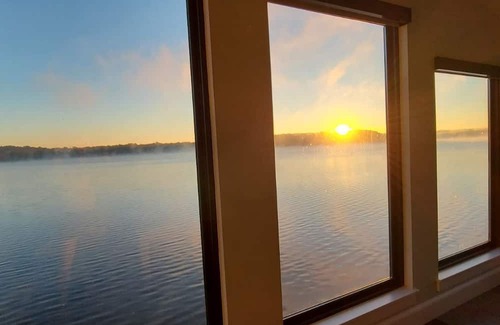 Tyler Boat Rental | Incredible boathouse built on top of the beautiful Lake Tyler!