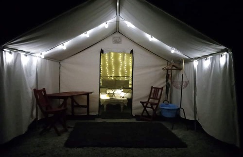 Salt Spring Island RV Rental | Private & peaceful furnished campsite on eco-farm