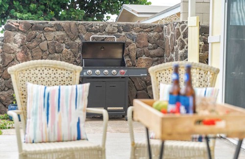 Ewa House | Oceanfront Stay w/AC, BBQ, Washer/Dryer & Kitchen