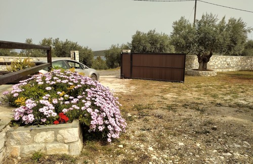 Pella Region Villa | Silent, sea view, breezy house in a seaside village with garden.Family friendly