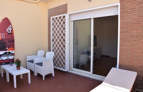 Anzio Apartment | Penthouse overlooking the rooftops of Anzio's historic buildings, downtown but within walking distance of the beach.