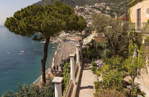 Positano City Centre House | My Rental Homes - Monsour immersed into a wide private garden terrace, sea view
