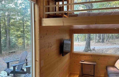 Romney Cabin | Cozy and private tiny home nestled into 15 acres of forest in West Virginia