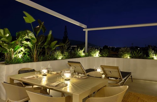 Khalandrion Apartment | Dazzling Athens Maisonette | Ialysos Maisonette | 2 Bedrooms | Private Furnished Balcony with Outdoor Dining Area and Sunbeds | Private Outdoor Jacuzzi | Exercise Equipment | Prime Location | Chalandri