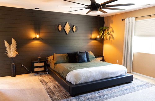 Menifee House | Spacious 4-bedroom house in awesome Menifee with WiFi, AC, fitness room