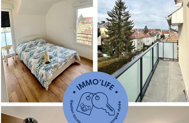 Sublime Duplex Tout Équipé au Calme