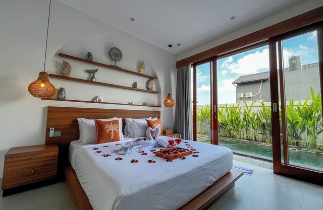 Rice Field View 2BR Villa with Private Pool in Ubud