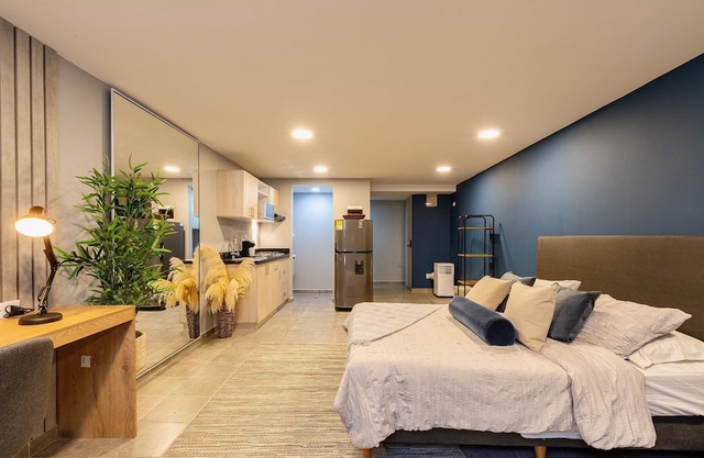 Loft with garden view for natural relaxation