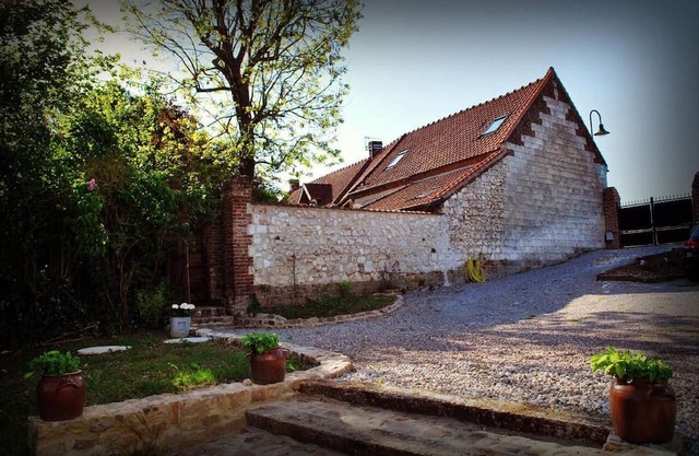 Carefully renovated holiday house that is part of a little farmhouse with an enclosed garden