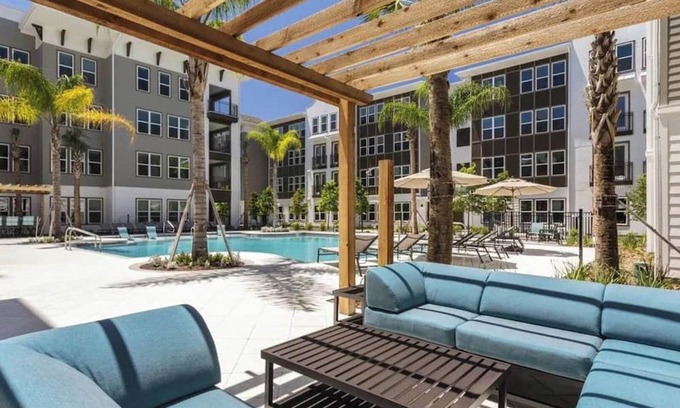San Marco Apartment | Barsala l Spacious 2BD with Resort Pool and Billiards Lounge
