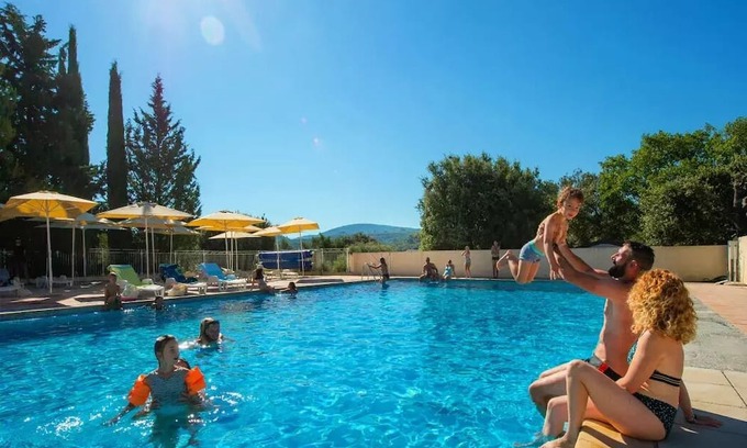 Montagnac-Montpezat House | Camping Les Gorges de Provence**** - Comfort XL mobile home 3 rooms 4 people