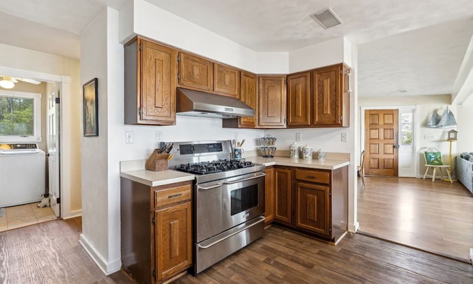 Onemo House | Waterfront House with Private Dock & Kayaks, Pool Table, Foosball, Pet Friendly.
