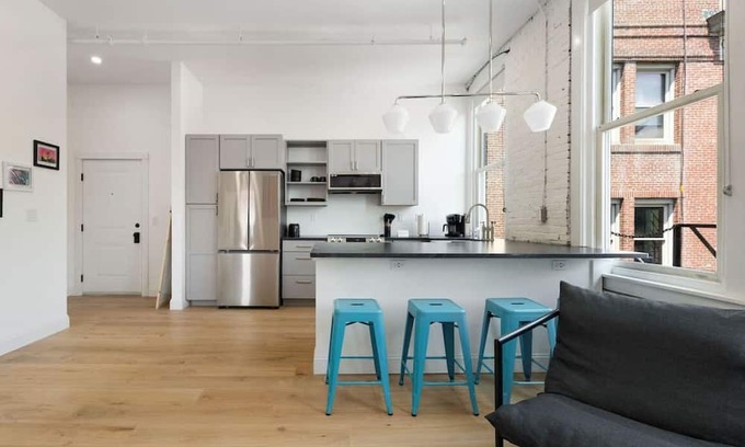 Bangor Apartment | City Serenade: Music-Themed Oasis Downtown