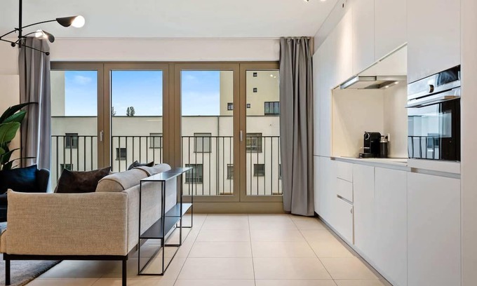 Sanem Apartment | Spacious 2BR in Belval - City Views & Smart TV
