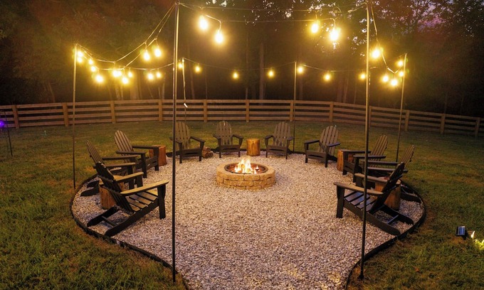 Perry Park House | Dog-Friendly Bourbon Trail Home w/Speakeasy, Pool, Hot Tub, + Game Room