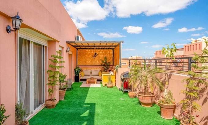 Semlalia Apartment | Fabulous 2-bedroom apartment with AC in Marrakech