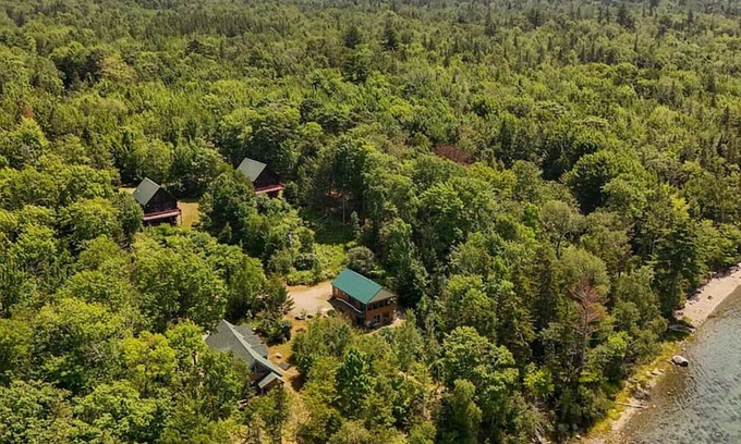 Bar Harbor Cabin | Waterfront Cabin with Unobstructed View of Frenchmen’s Bay. Just a few miles from Acadia National Park & Downtown Bar Harbor | Sleeps 6