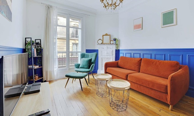 Quartier de Javel Apartment | Elegant Apartment 1BR/4P – Paris 15/Montparnasse