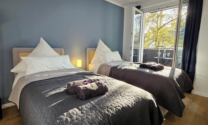 Moers Apartment | Modern Homes - Fully equipped apartment - Balcony - Hotel beds - 4K TV - WiFi