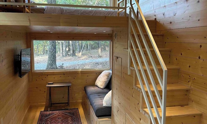 Romney Cabin | Cozy and private tiny home nestled into 15 acres of forest in West Virginia