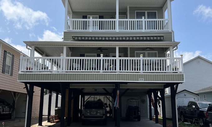 Myrtle Beach House | Site 5110 4 bedroom with elevator and golf cart!