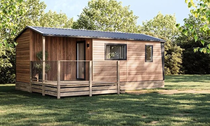 Saint-Rome-de-Tarn House | Camping de la Cascade * - Mobile home Nest IT air conditioning (S/S) 4 persons